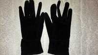 Женские велюровые перчатки