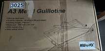 Різак для паперу KW-trio Guillotine новий