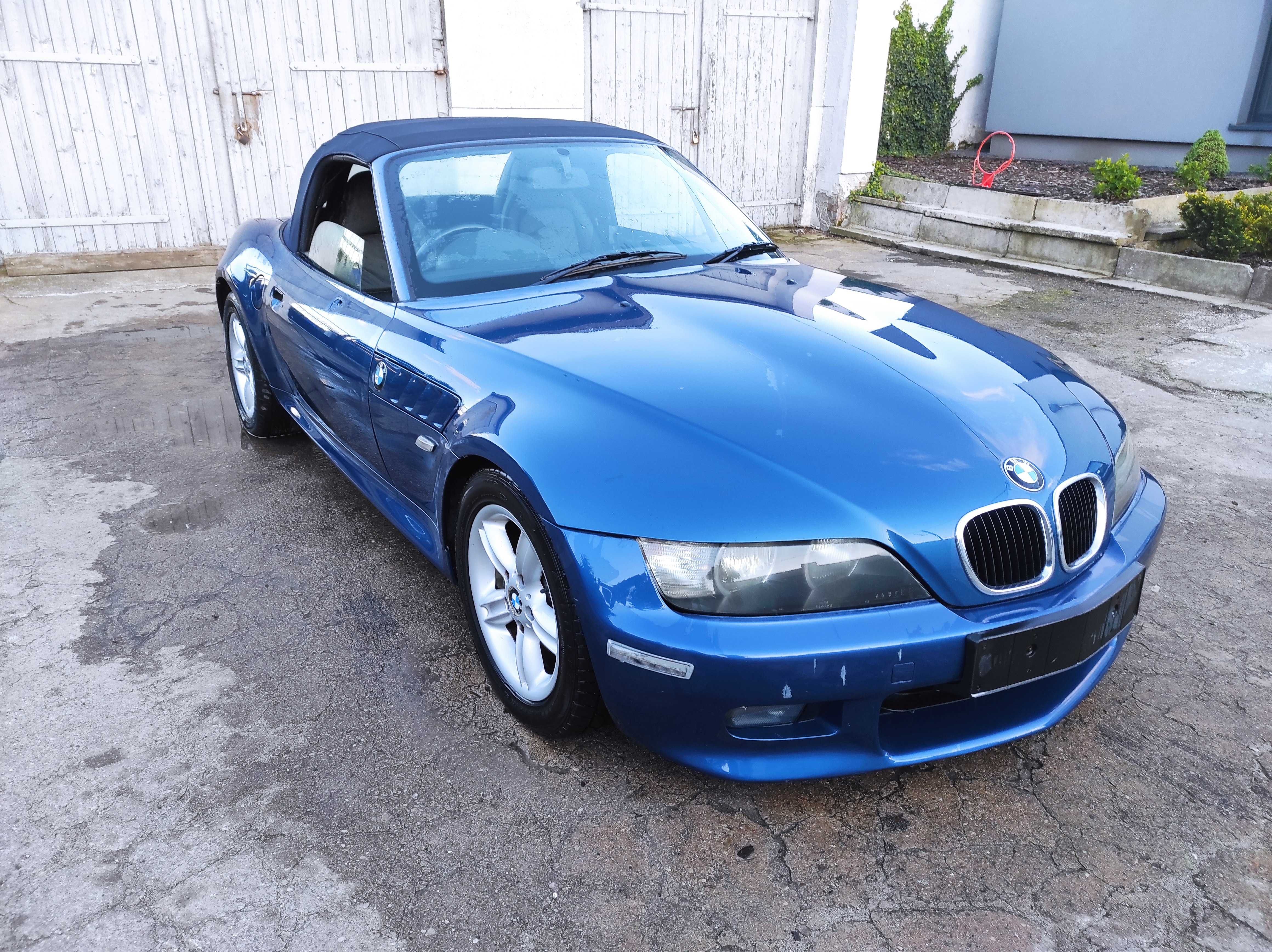 BMW Z3 topasblau stan idealny oryginalny lakier wszystkie części top