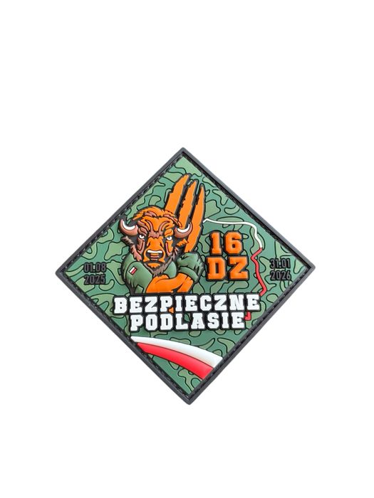 Naszywka Bezpieczne Podlasie 16 DZ III ZMIANA