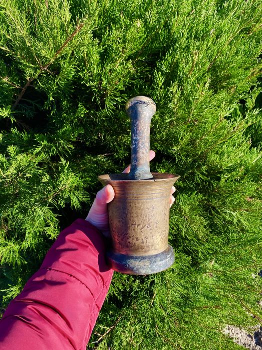 Мідна ступка вінтажна антекваріат