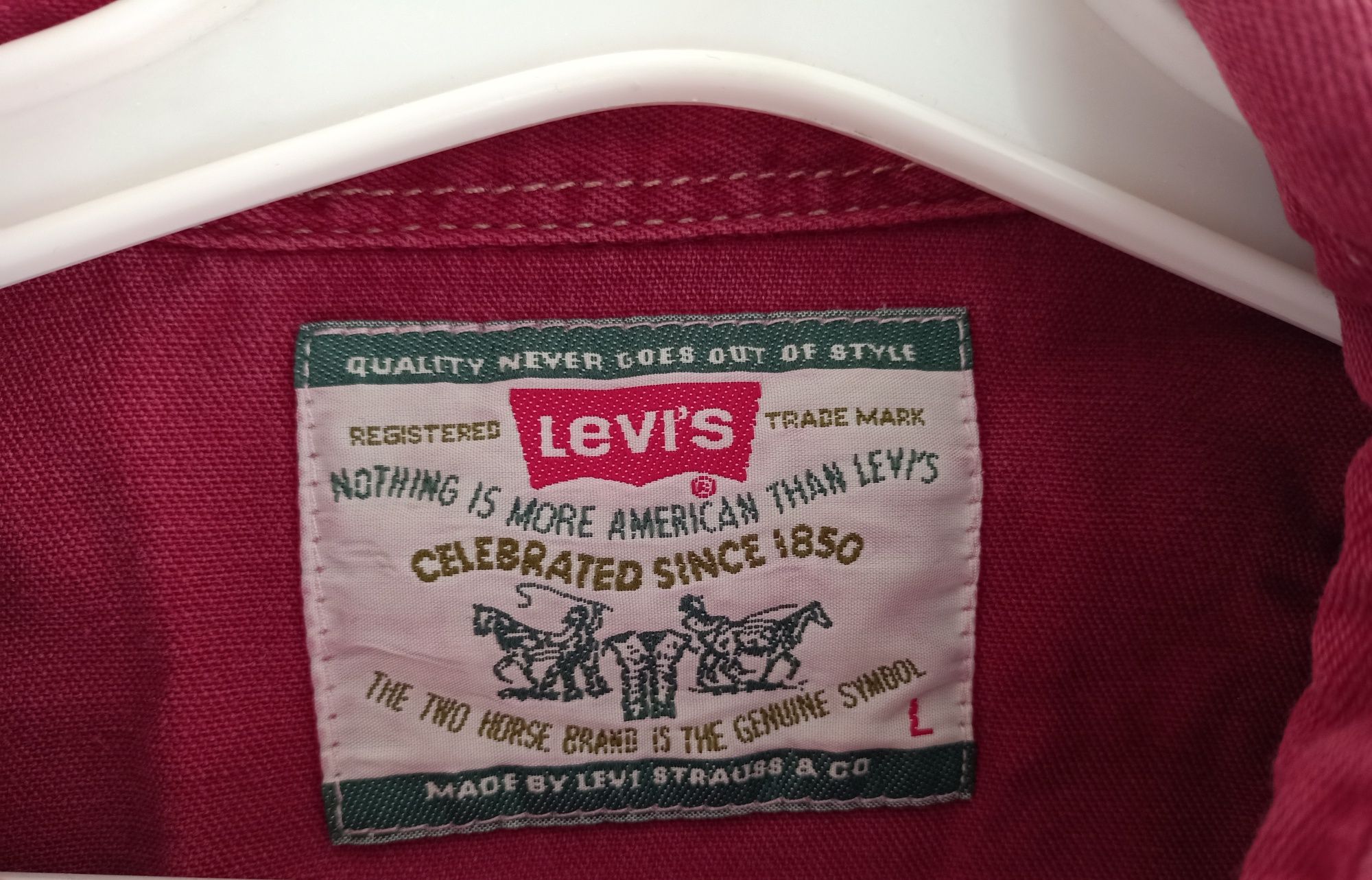 Винтажная фирменная рубашка LEVIS L Lois Lee
