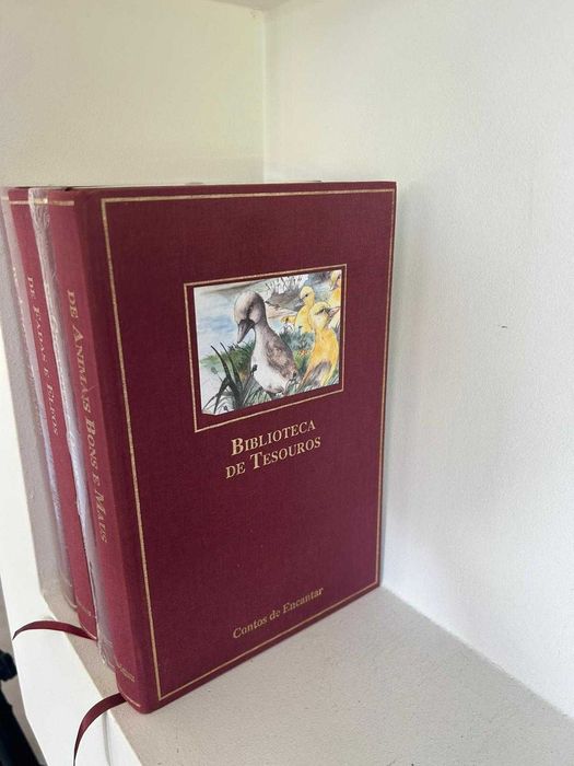 coleção biblioteca de tesouros contos de encantar