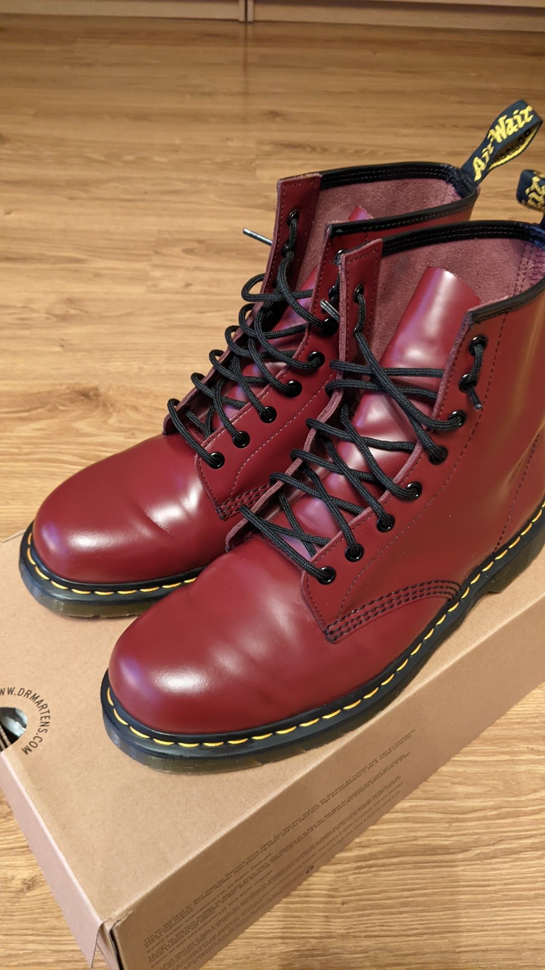 Dr Martens 1460  Cherry Red Rouge rozm.46