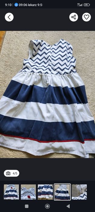 Sukienka dziecięca ,letnia, elegancka, 110