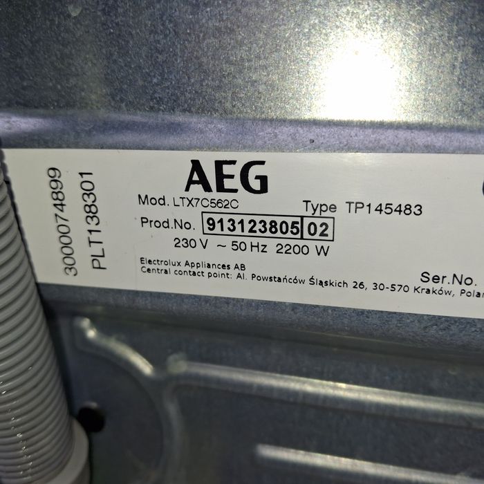 AEG lavamat 6 кг, вузька пральна машина  2023р.в