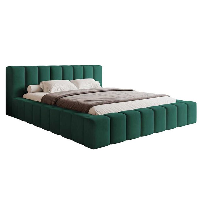 Łóżko tapicerowane Moria DARMOWA DOSTAWA z pojemnikiem na pościel