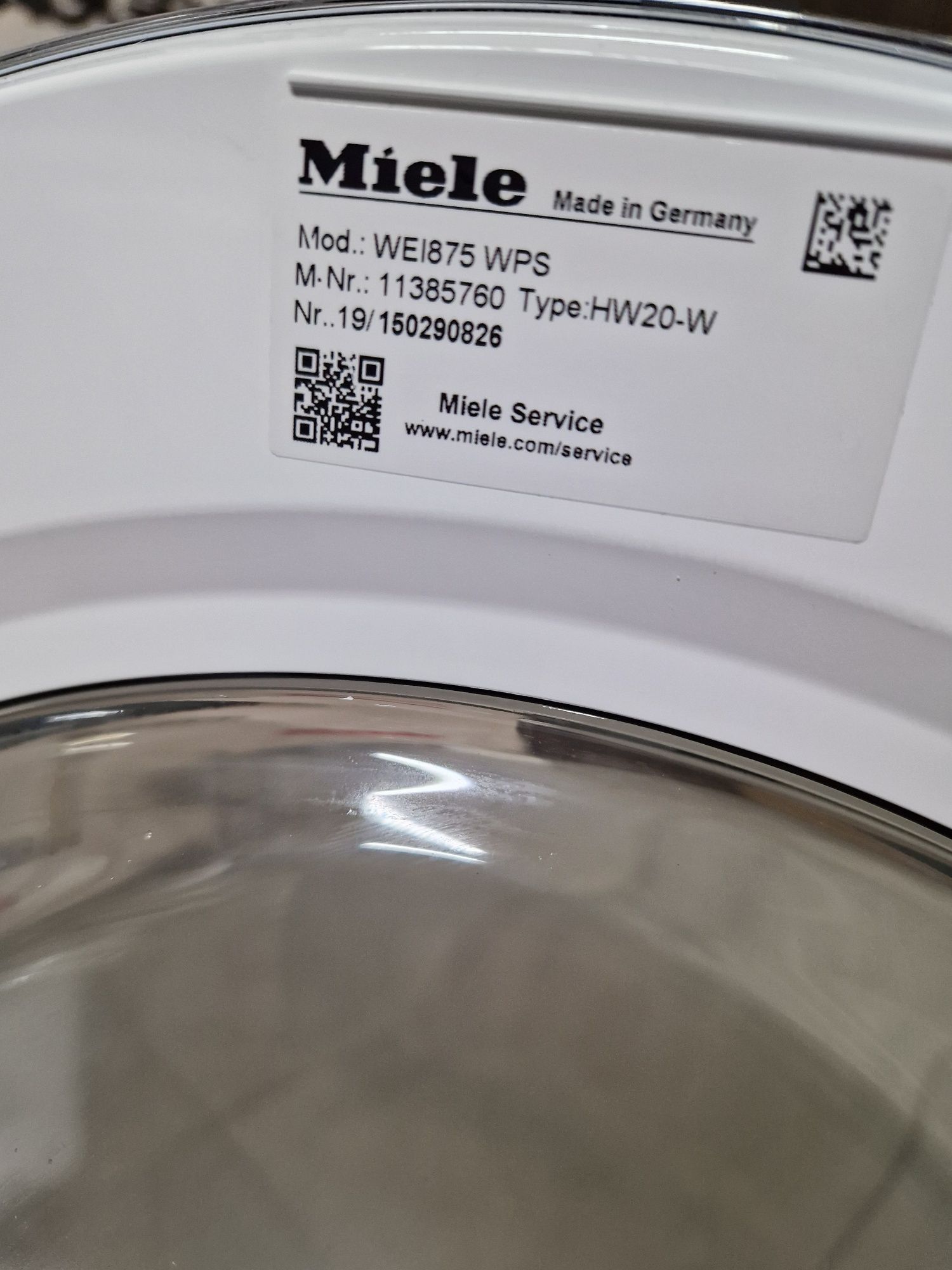 Пральна машина Miele WEI 875 WPS 2021 року