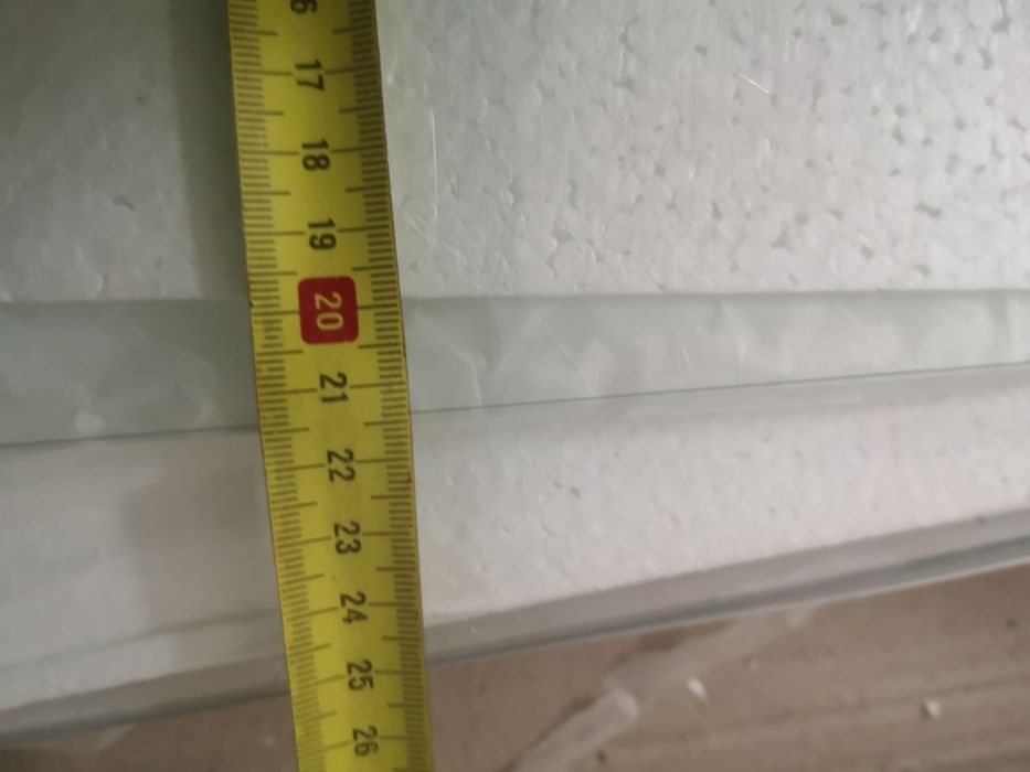 Półki szklane nowe