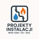 Projekty - instalacji gazowej, wod - kan, centralnego ogrzewania.