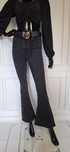 Spodnie jeansowe dzwony r. 36