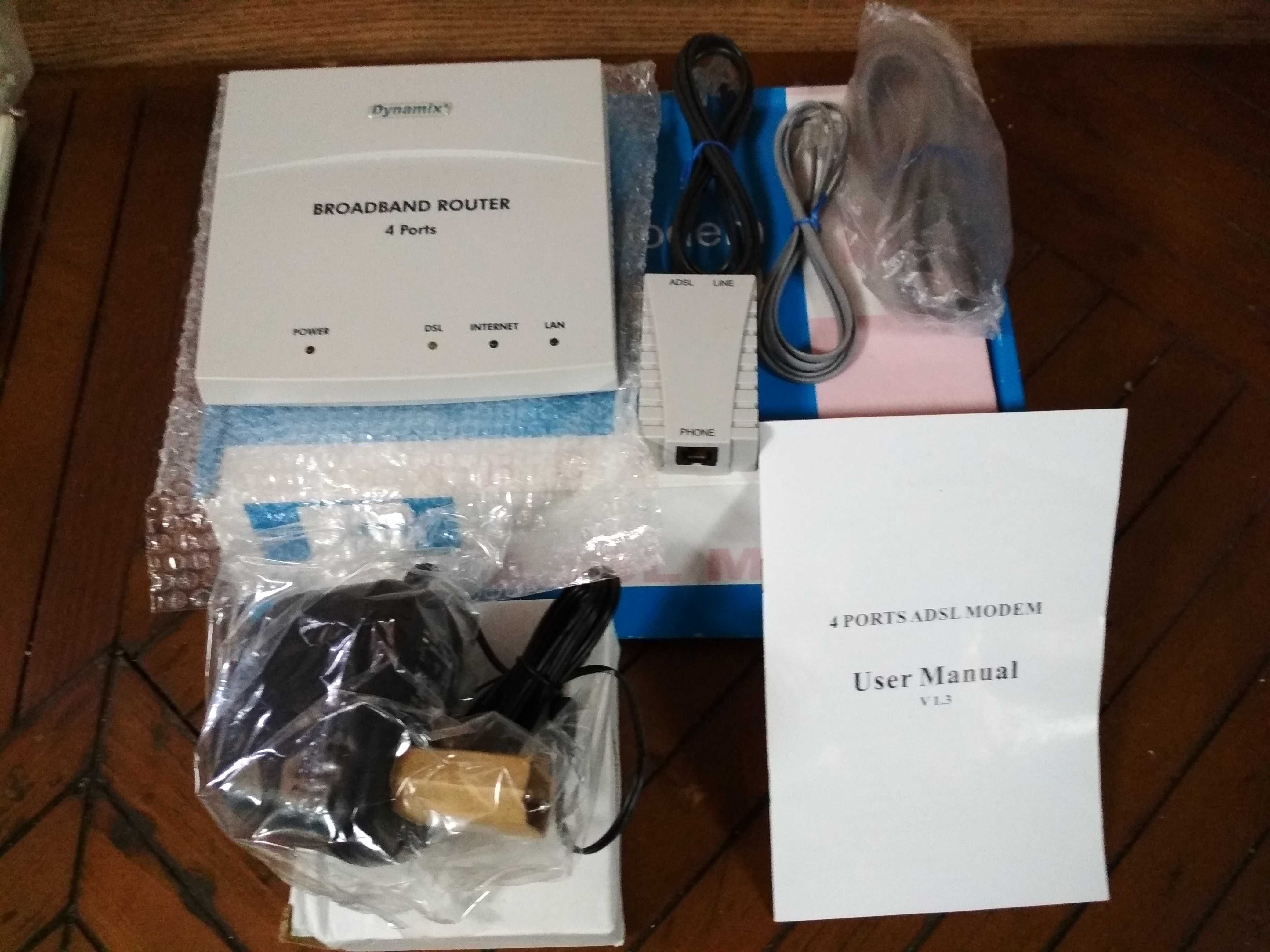 Маршрутизатор  Dynamix  Broadband router 4 Ports ADSL