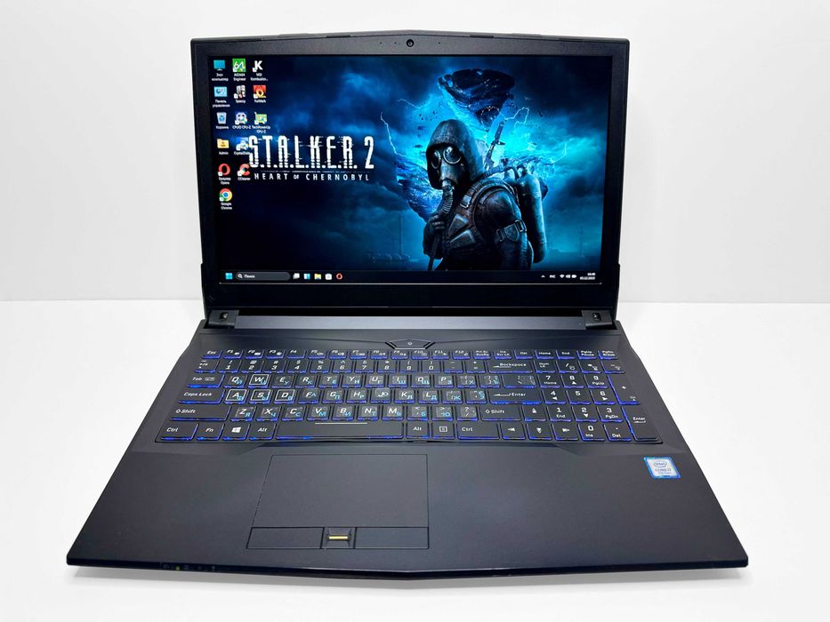 Ігровий Clevo N850EJ, i7-8750H, 16Gb, SSD256+500, GTX1050 4Gb, FHD IPS