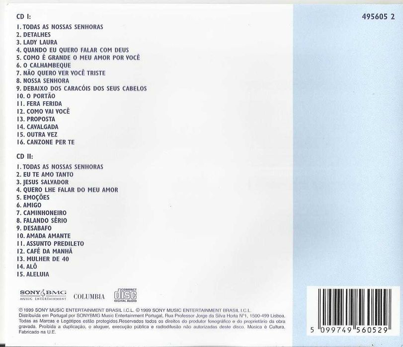 Roberto Carlos - 30 Grandes Sucessos: Volumes I e II (2 CD)