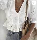 Блуза з прошви zara