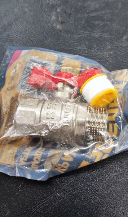 Кран кульовий SD FORTE 3/4" (метелик, латунь) – новий