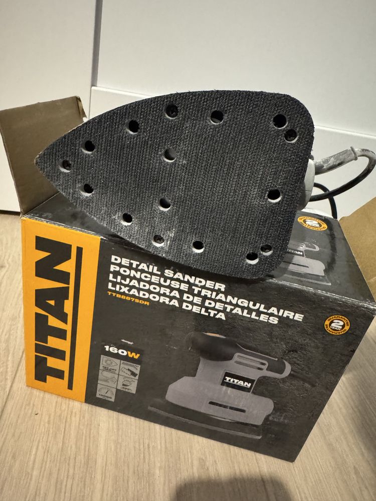 Szlifierka oscylacyjna trójkątna Titan 160W
