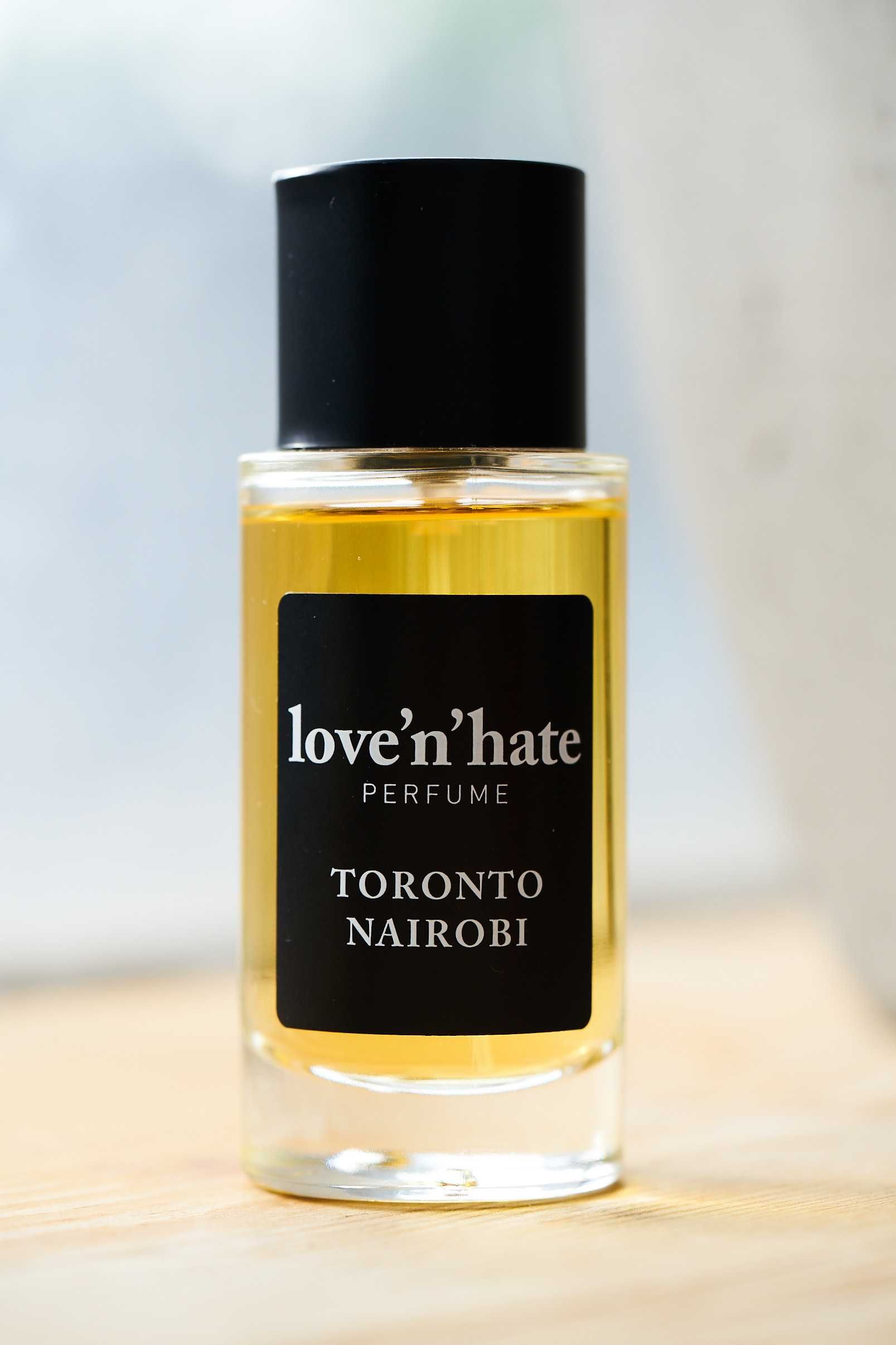 Nowe perfumy na kobiet, mężczyzn, Love'n'hate, NAIROBI TORONTO, 50 ml