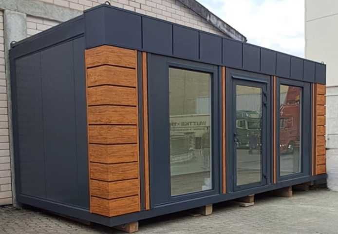 GOTOWY KONTENER/PAWILON 6x3m (600x300 cm) usługowy/handlowy/ogrodowy