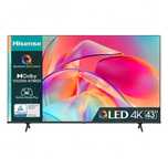 Знижка! Телевізор 43" Hisense 43E7KQ (4К Smart QLED Bluetooth T2/S2)