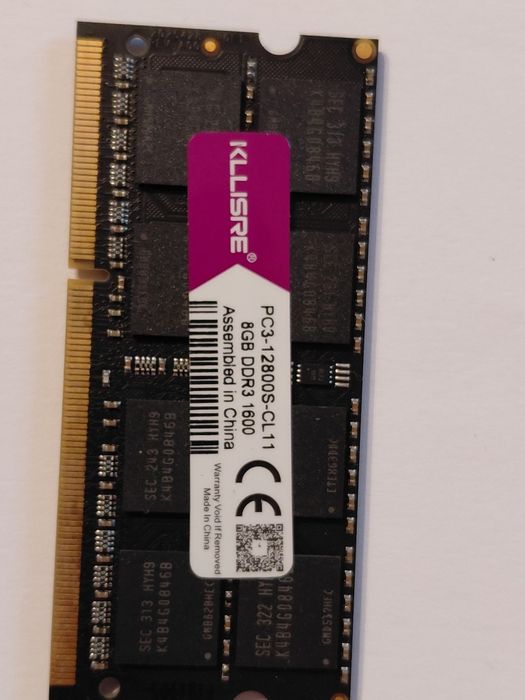 Оперативна пам'ять для ноутбука KLLISRE SODIMM DDR3 8Gb 1600MHz