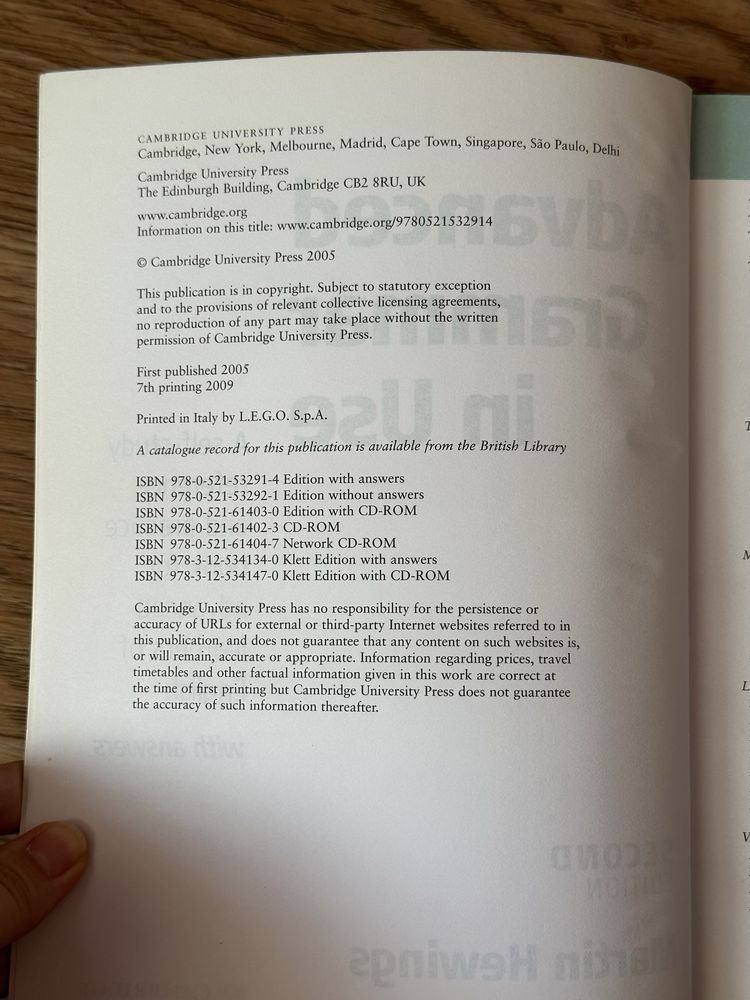 Advanced grammar in use Martin Hewings second edition