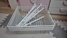 Kosz 4 sztuki hjalpa z prowadnicami ikea platsa stuva