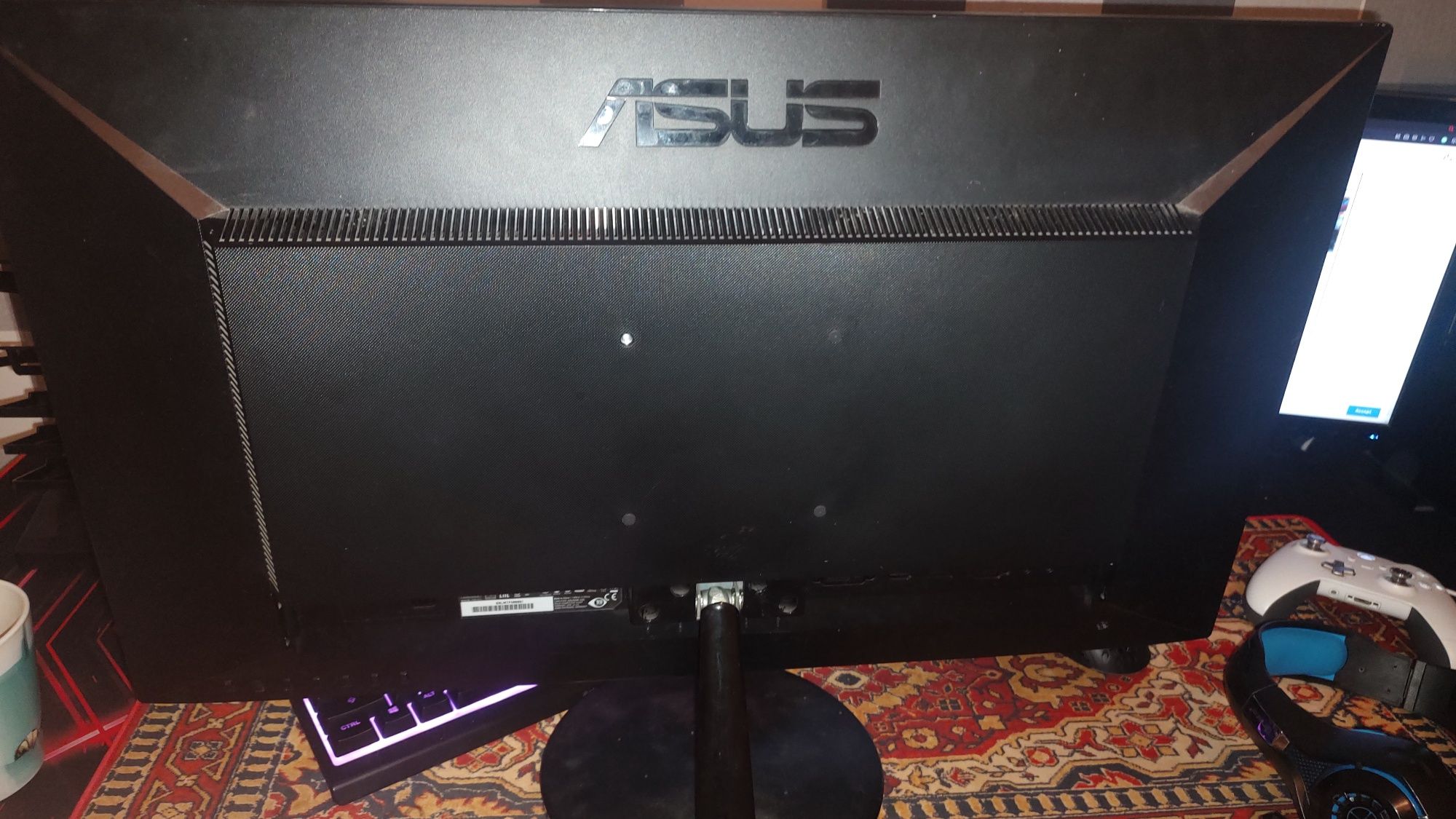 Monitor Asus vn289 uszkodzony