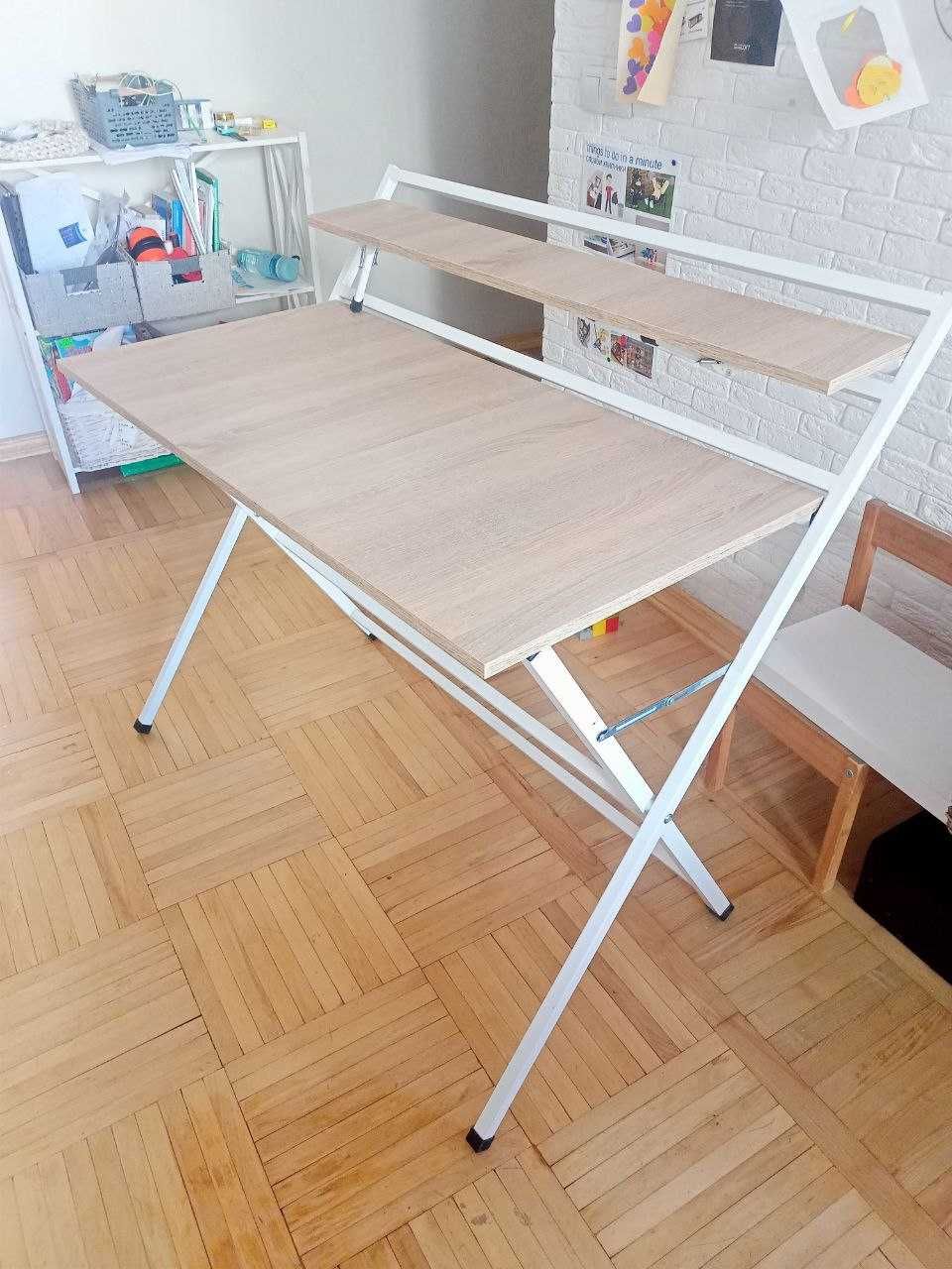 стіл складний письмовий. 100х50х70 см. стан нового