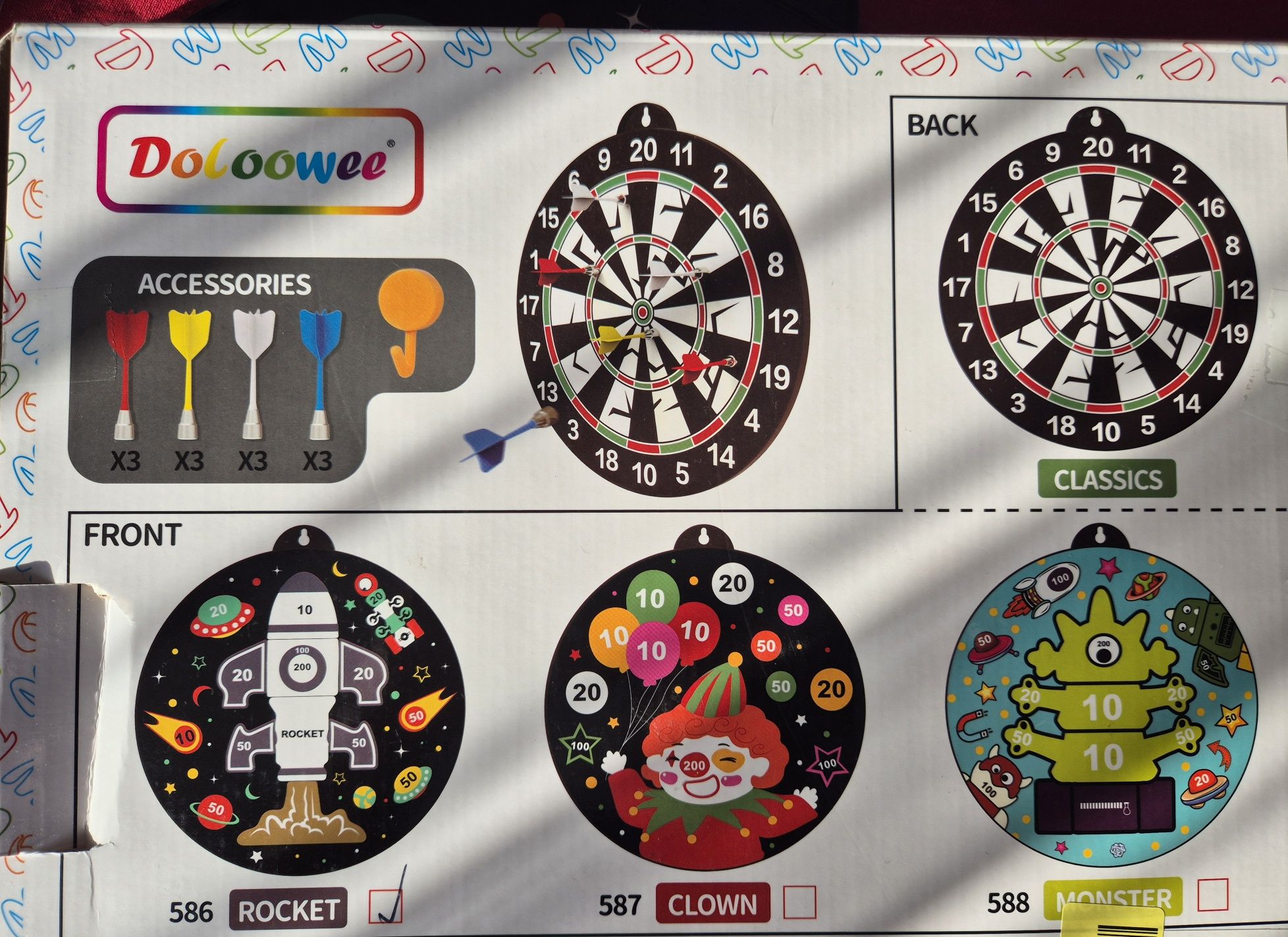 Dart dwustronny magnetyczny zestaw dla dzieci 3+ NOWY