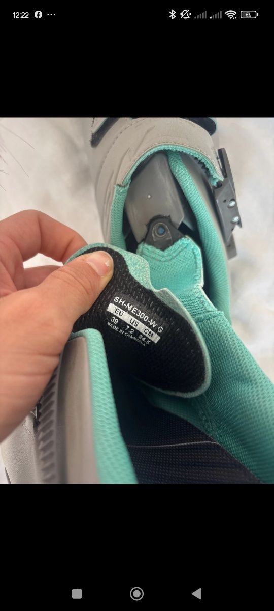 Shimano Ne3, Sapatos BTT mulher novos tamanho 39