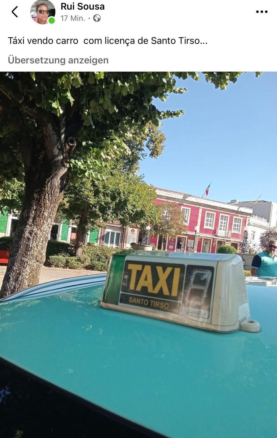 Vendo Taxi Carro com Licença de Santo Tirso