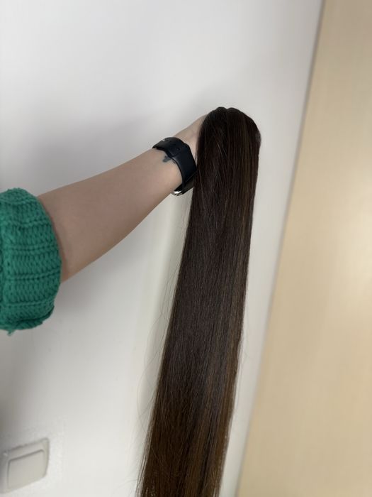 Натуральные славянские волосы ,гладкие