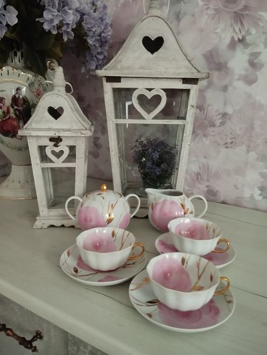 Молочник ,цукорниця, чайні пари ЛФЗ