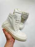 Rick Owens Geobasket Ramones jumbo laces білі кеди opium archive кеды