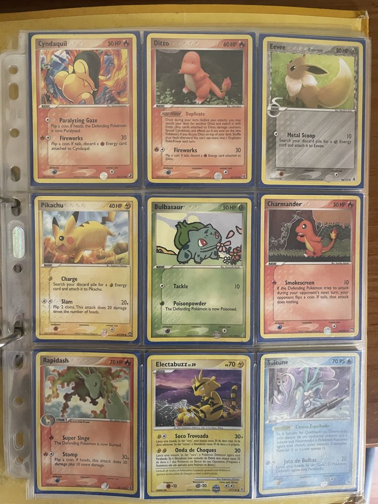 Binder pokémon - cartas