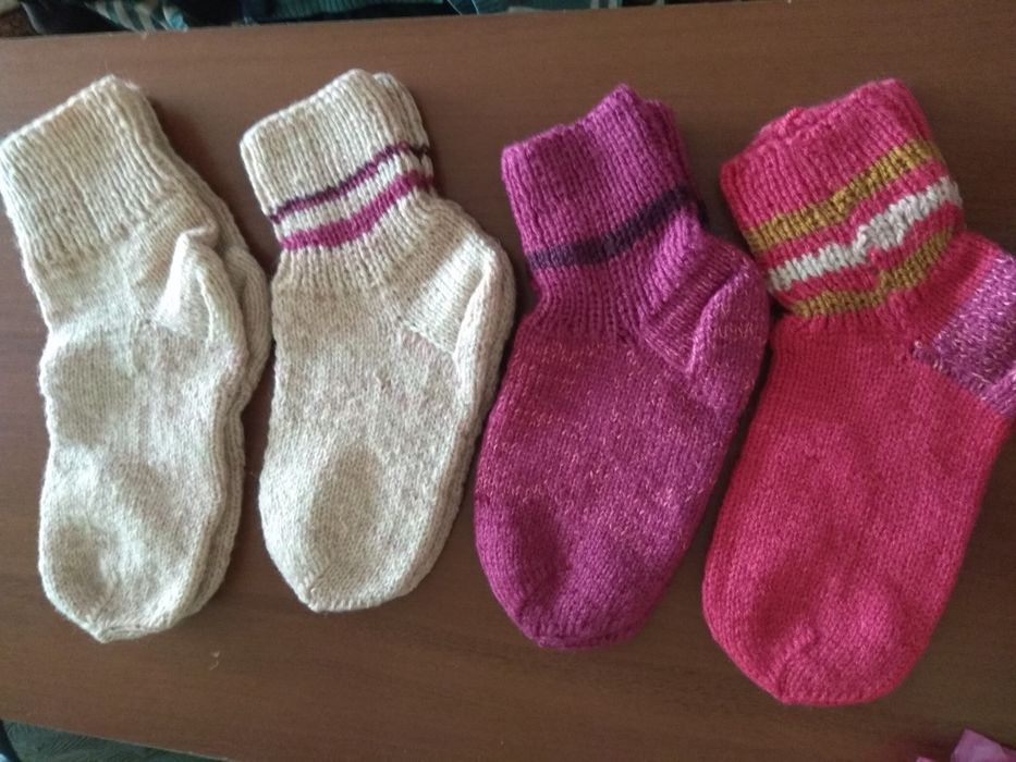 Вязаные носки размер 37-40