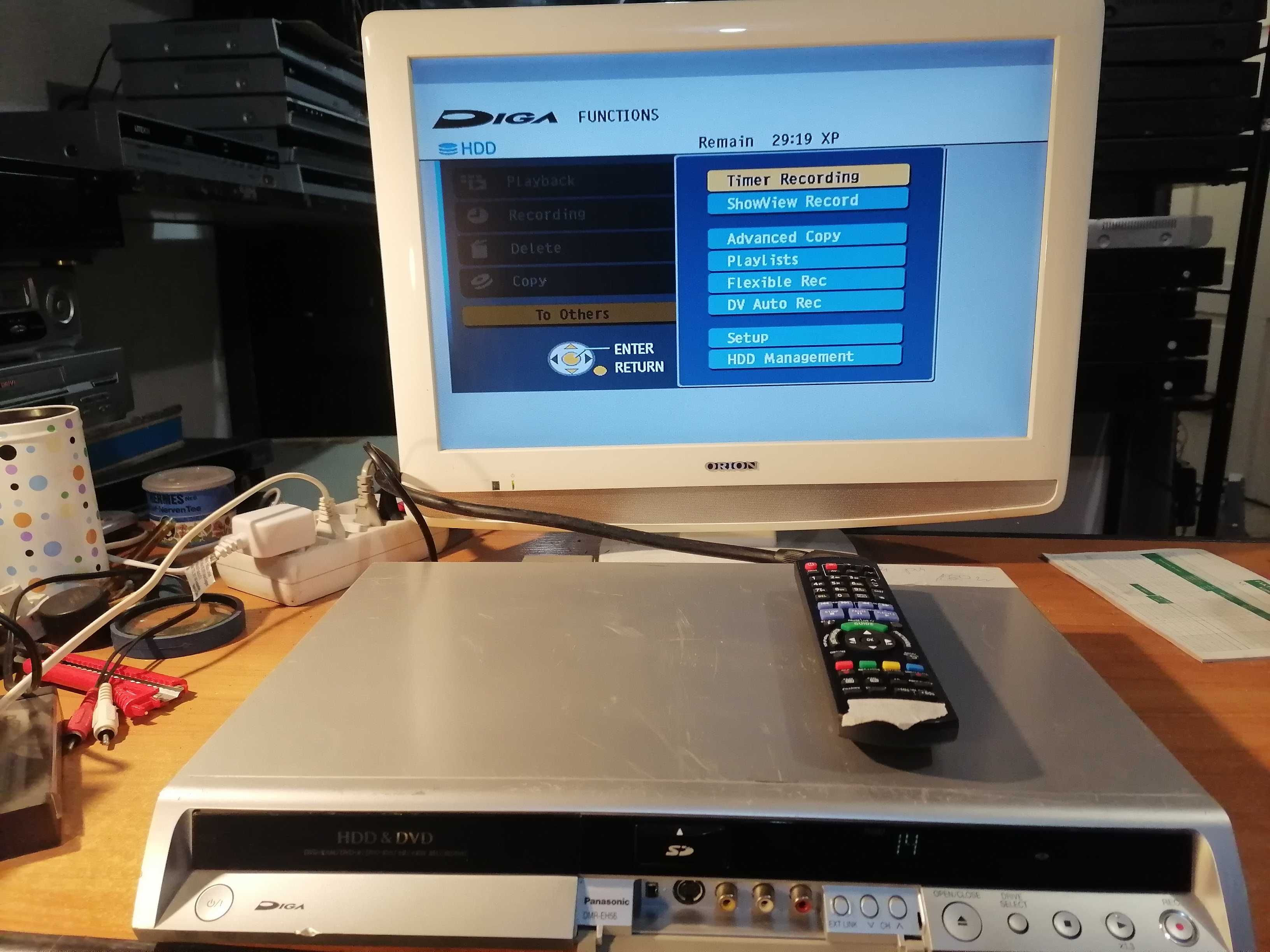 Nagrywarka Panasonic DMR-EH56 HDD160GB pilot