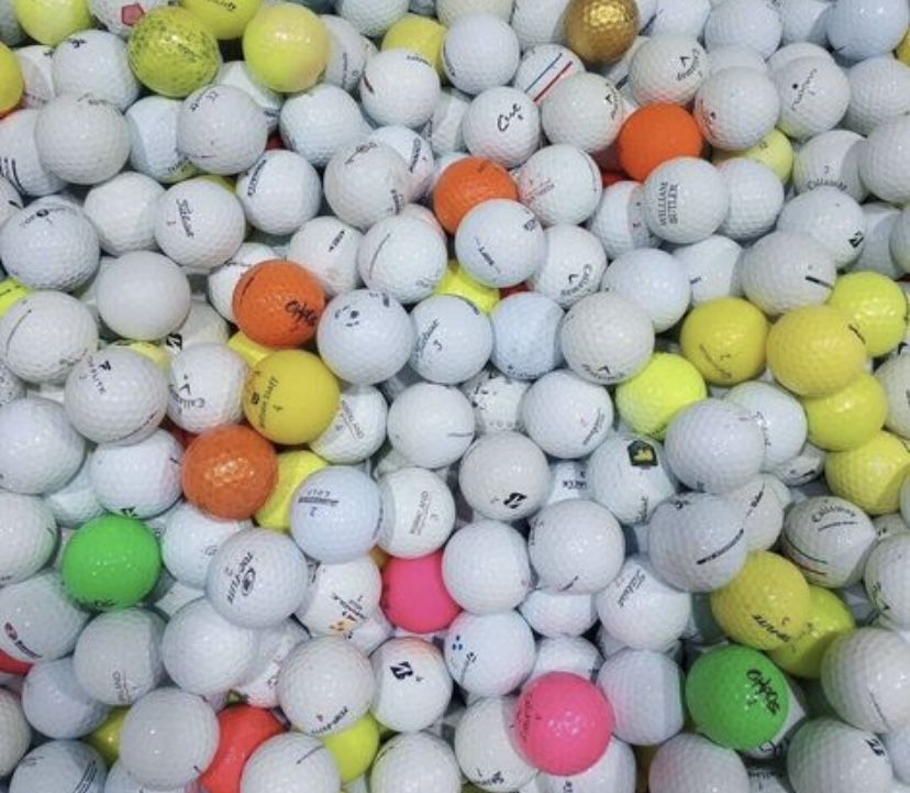 Bolas de golfe semi novas