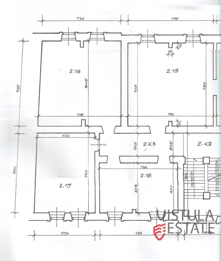 Przestronne biuro w centrum Krakowa 212 m2