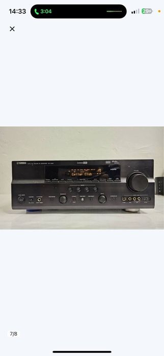 7.1 Am/Fm Amplituner Yamaha Yamaha RX-V 661. HDMI , 140 W/kana