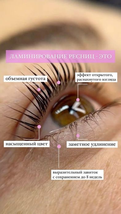 Ламінування вій та брів   ОСОКОРКИ