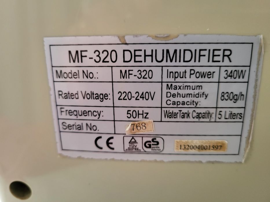 Desumidificador portatil AG