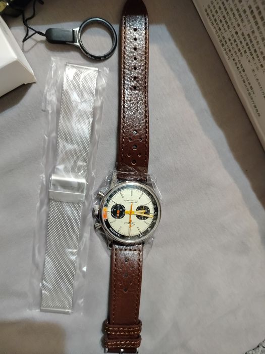 Zegarek mechaniczny Sugess Pilot 1963