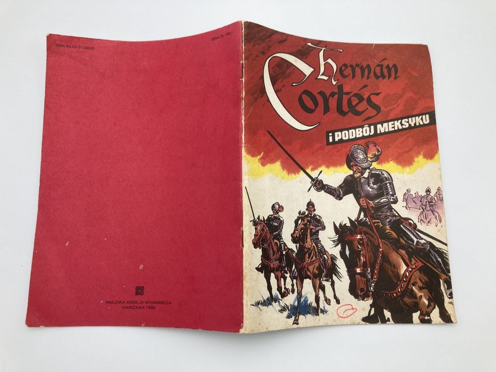 Komiks Hernan Cortes i podbój Meksyku prl