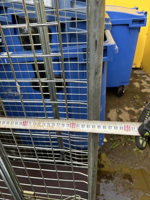 Wózek magazynowy rollkontener wózek siatkowy