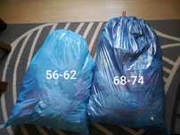 Worki ubranek dla dziewczynki rozmiary od 56 do 86
