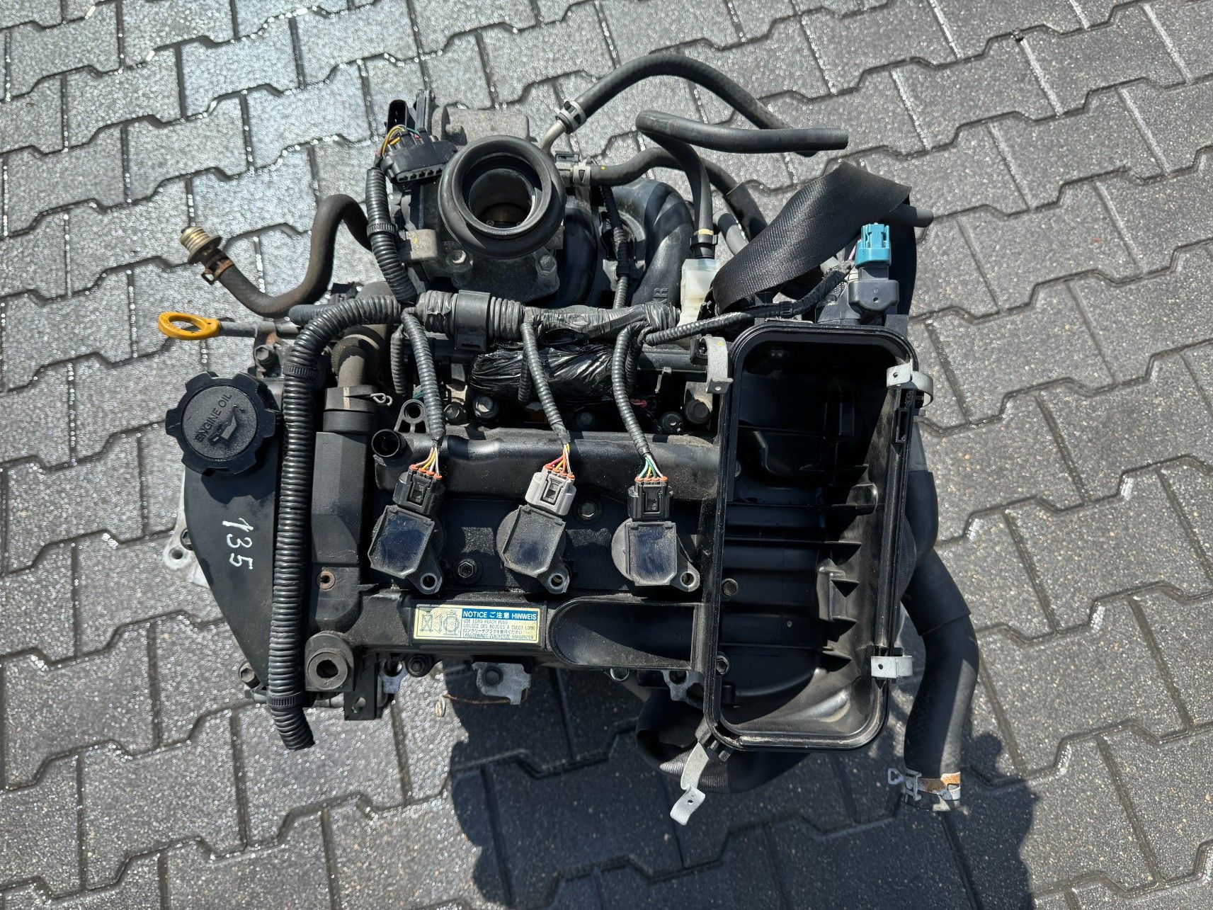 Silnik Kompletny 1.0 12V 1KR Toyota Yaris 2008 (Auto)