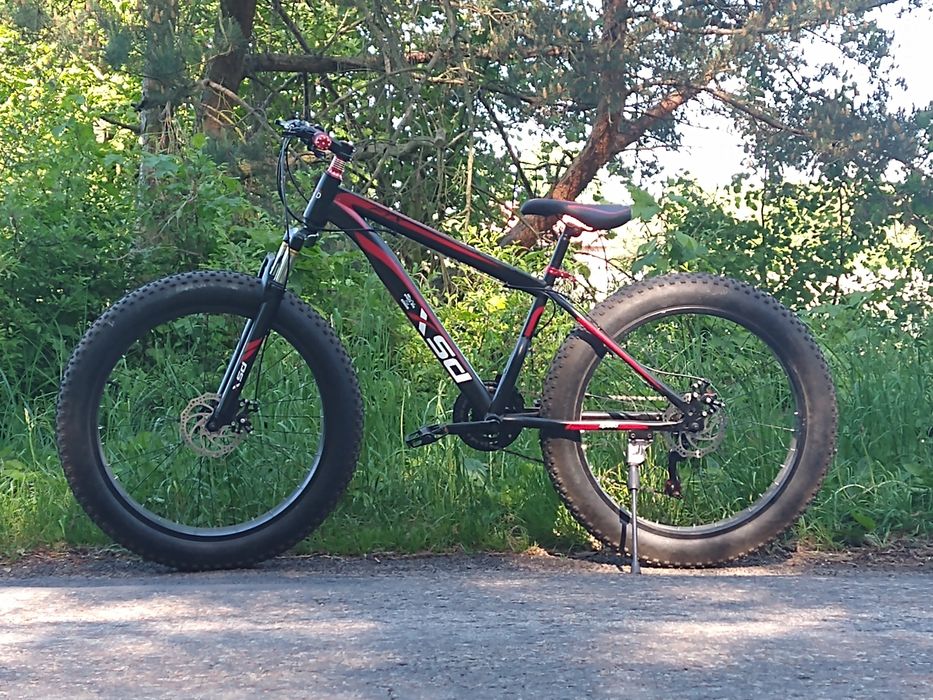 Rower fatbike XSD Shimano amortyzatory koło 26x4.0