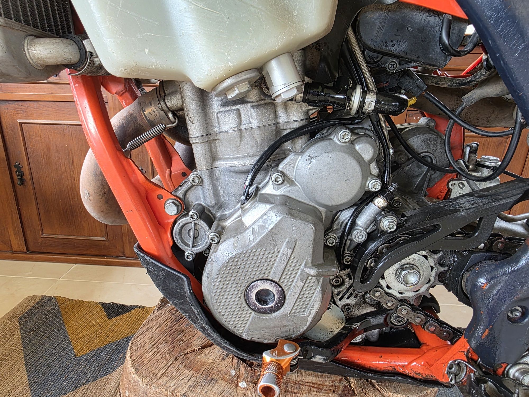 KTM exc-f 250 de 2018, matriculada